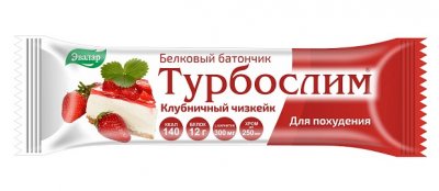 Купить турбослим, батончик белковый для контроля веса клубничный чизкейк, 50г бад в Нижнем Новгороде