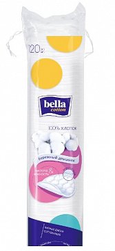 Bella Cotton (Белла) ватные диски круглые, 120 шт