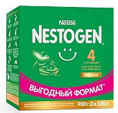 Купить nestle nestogen premium 4 (нестожен) сухая молочная смесь с 18 месяцев, 900г (3*300г) в Нижнем Новгороде