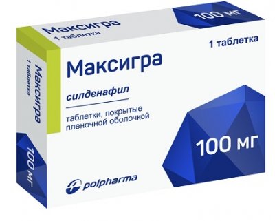 Купить максигра, таблетки, покрытые пленочной оболочкой 100мг, 1 шт в Нижнем Новгороде