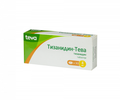 Купить тизанидин-тева, таблетки 4мг, 30шт в Нижнем Новгороде