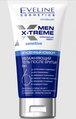 Купить eveline (эвелин) гель после бритья 6 в 1 увлажняющий men x-treme 150мл в Нижнем Новгороде