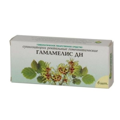 Купить гамамелис дн, суппозитории ректальные гомеопатические, 6 шт в Нижнем Новгороде