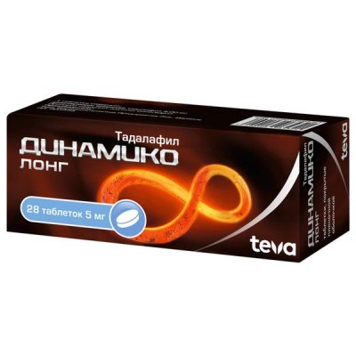 Купить динамико лонг, таблетки, покрытые пленочной оболочкой 5мг, 28 шт в Нижнем Новгороде