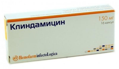 Купить клиндамицин, капс. 150мг №16 (хемофарм ооо, югославия) в Нижнем Новгороде