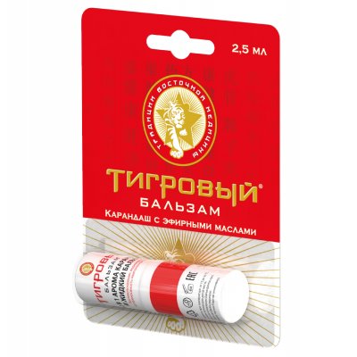 Купить тигровый бальзам карандаш с эфирными маслами, 2,5мг в Нижнем Новгороде