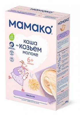 Купить мамако каша овсяная на козьем молоке с 6 месяцев, 200г в Нижнем Новгороде