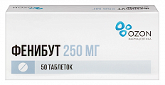 Купить фенибут, таблетки 250мг, 50 шт в Нижнем Новгороде
