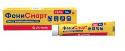 Купить фенисмарт, гель для наружного применения 0,1% 50г от аллергии в Нижнем Новгороде