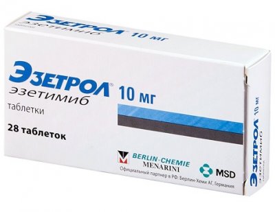 Купить эзетрол, таблетки 10мг, 28 шт в Нижнем Новгороде