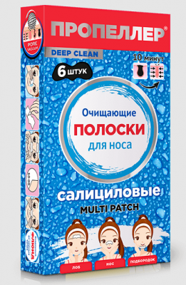 Купить пропеллер pore vacuum, полоски очищающие для носа салициловые, 6 шт в Нижнем Новгороде