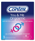 Купить contex (контекс) презервативы you&me orgasmic из натурального латекса 3шт в Нижнем Новгороде