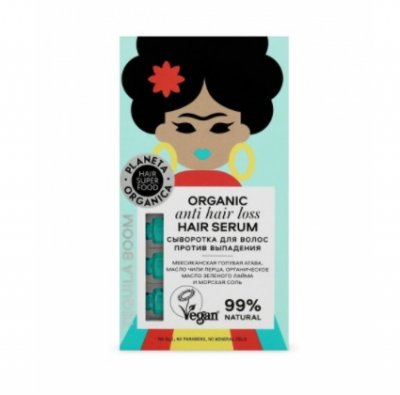 Купить planeta organica (планета органика) super food сыворотка для волос против выпадения 5мл, 7 шт в Нижнем Новгороде