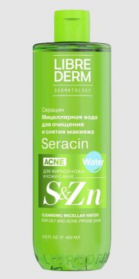 Купить librederm seracin (либридерм) мицеллярная вода для лица для снятия макияжа, 400мл в Нижнем Новгороде