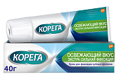 Корега крем для фиксации зубных протезов освежающий вкус 40мл