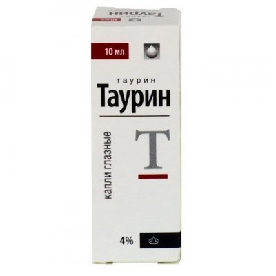 Купить таурин, капли глазные 4%, флакон-капельница 10мл в Нижнем Новгороде