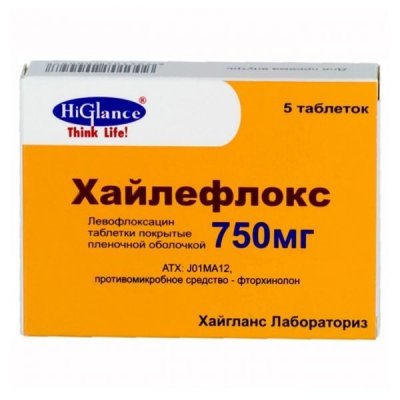 Купить хайлефлокс, таблетки, покрытые пленочной оболочкой 750мг, 5 шт в Нижнем Новгороде