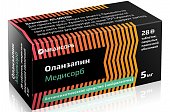 Купить оланзапин-медисорб, таблетки, покрытые пленочной оболочкой 5мг, 28 шт в Нижнем Новгороде