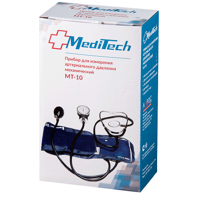 Купить тонометр механический meditech (медитеч) mt-10, со стетоскопом в Нижнем Новгороде