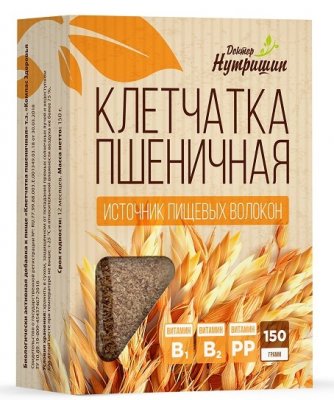 Купить клетчатка пшеничная доктор нутришин, порошок 150г бад в Нижнем Новгороде