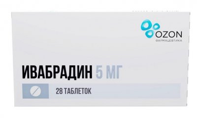 Купить ивабрадин, таблетки, покрытеы пленочной оболочкой, 5мг, 28 шт в Нижнем Новгороде