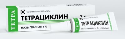 Купить тетрациклин, мазь глазная 1%, туба 3г в Нижнем Новгороде