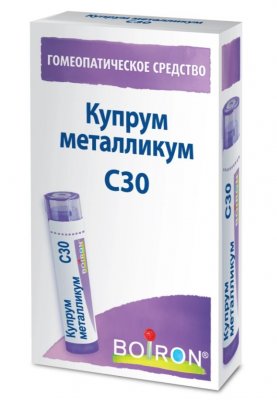 Купить купрум металликум с30, гомеопатический монокомпонентный препарат минерально-химического происхождения, гранулы гомеопатические 4 гр  в Нижнем Новгороде