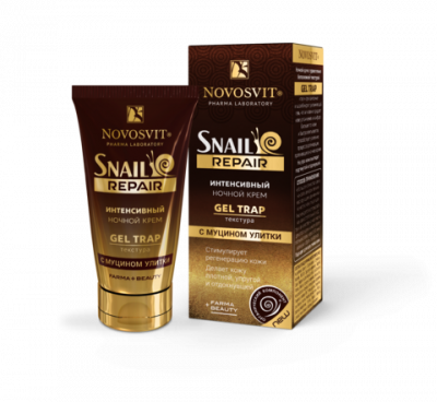 Купить novosvit (новосвит) snail repair крем для лица ночной интенсивный с муцином улитки, 50мл в Нижнем Новгороде