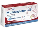 Купить молсидомин-сз, таблетки 2мг, 30 шт в Нижнем Новгороде