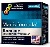 Купить man's formula (мен-с формула) больше чем поливитамины, капсулы, 30 шт бад в Нижнем Новгороде