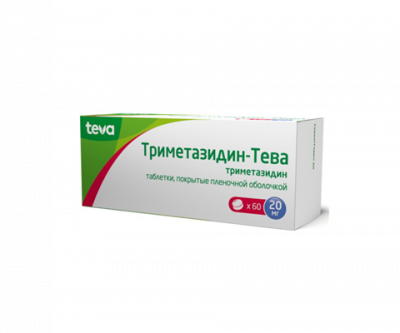 Купить триметазидин-тева, тбл п/о пленоч 20мг №60 (меркле гмбх, германия) в Нижнем Новгороде