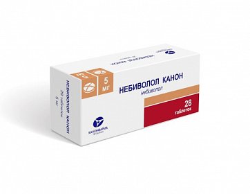 Небиволол-Канон, таблетки 5мг, 28 шт