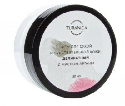 Купить turanica (тураника) крем для сухой и чувствительной кожи деликатный с маслом арганы, 50мл в Нижнем Новгороде