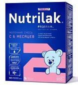 Купить нутрилак премиум 2 (nutrilak premium 2) молочная смесь адаптированная с 6 месяцев, 300г в Нижнем Новгороде