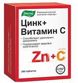 Купить цинк+витамин с эвалар, таблетки, 200 шт бад в Нижнем Новгороде