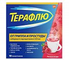 Купить терафлю от гриппа и простуды, порошок для приготовления раствора для приема внутрь, лесные ягоды, пакетики 11,5г, 10 шт в Нижнем Новгороде