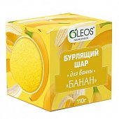 Купить oleos (олеос) шар для ванн бурлящий банан, 110г в Нижнем Новгороде
