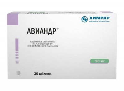 Купить авиандр, таблетки покрытые пленочной оболочкой 20мг, 30 шт в Нижнем Новгороде