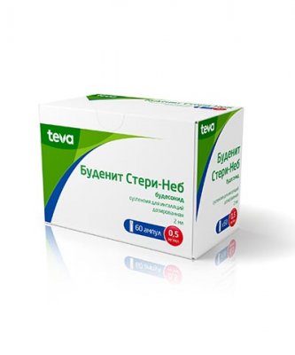 Купить буденит стери-неб, суспензия для ингаляций дозированная 0,5мг/мл, ампулы 2мл, 60 шт в Нижнем Новгороде