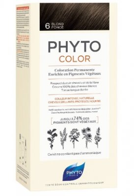 Купить фитосолба фитоколор (phytosolba phyto color) краска для волос оттенок 6 тёмный блонд(фитосолба, франция) в Нижнем Новгороде