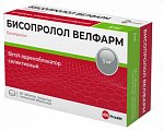 Купить бисопролол велфарм, таблетки покрытые пленочной оболочкой 5 мг, 60 шт в Нижнем Новгороде