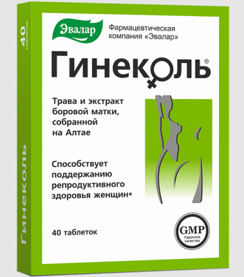 Купить гинеколь, таблетки 240мг, 40 шт бад в Нижнем Новгороде