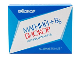 Купить магний+в6 биокор, драже 550мг, 60 шт бад в Нижнем Новгороде