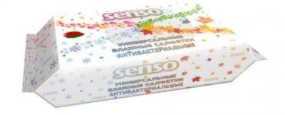 Купить senso (сенсо) салфетки влажные универсальные антибактериальные 100шт в Нижнем Новгороде