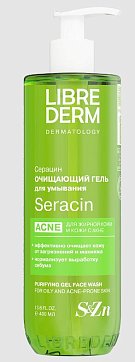 Librederm Seracin (Либридерм) гель для умывания лица очищающий, 400мл
