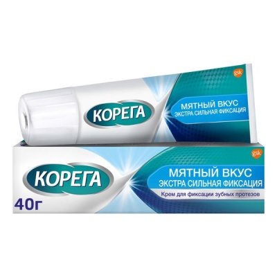 Купить корега крем для фиксации зубных протезов мятный 40мл в Нижнем Новгороде