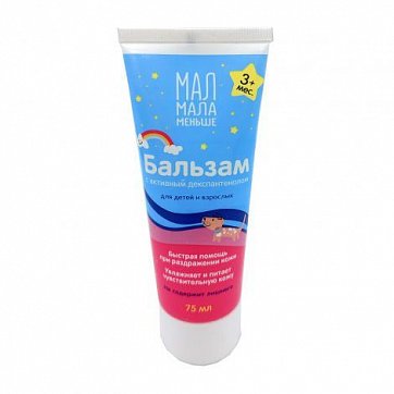 Мал мала меньше, бальзам для детей и взрослых Пантенол ZD, 75мл