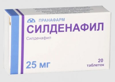 Купить силденафил, таблетки, покрытые пленочной оболочкой 25мг, 20 шт в Нижнем Новгороде