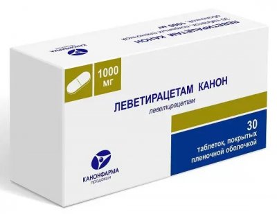 Купить леветирацетам-канон, таблетки, покрытые пленочной оболочкой 1000мг, 30 шт в Нижнем Новгороде