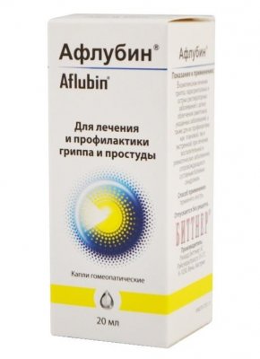 Купить афлубин, капли гомеопатические, фл 20мл в Нижнем Новгороде